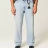 Light Wash Loose Jeans
