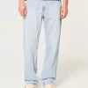 Light Wash Loose Jeans
