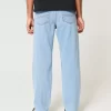 Light Wash Loose Jeans