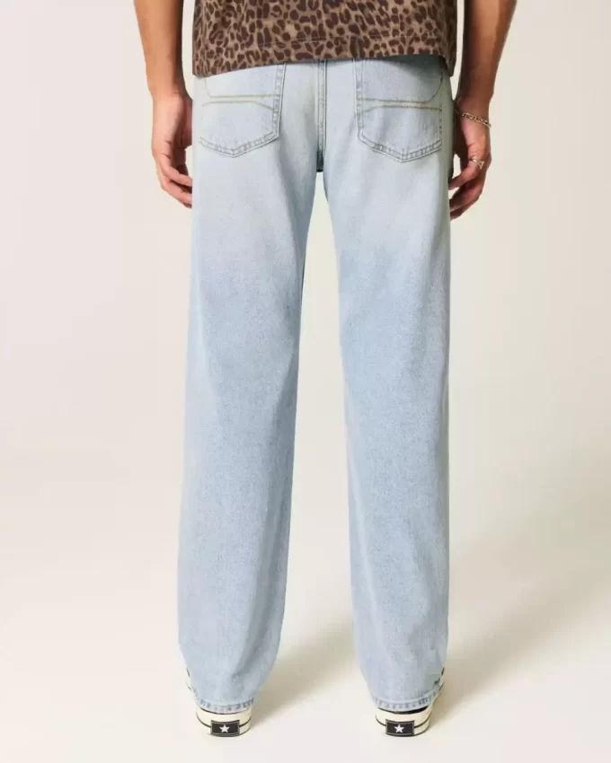 Light Wash Loose Jeans
