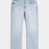 Light Wash Loose Jeans