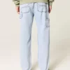 Light Wash Loose Painter Jeans