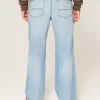 Light Wash Relaxed Bootcut Jeans
