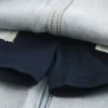 Light Wash Shoelace Denim Mini Skort