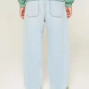 Light Wash Skater Baggy Jeans