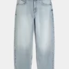 Light Wash Skater Baggy Jeans