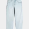 Light Wash Skater Baggy Jeans