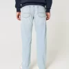 Light Wash Straight Jeans