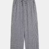 Linen-Blend Baggy Pull-On Pants