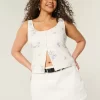 Linen Blend Button-Through Top Linen Blend Button-Through Top