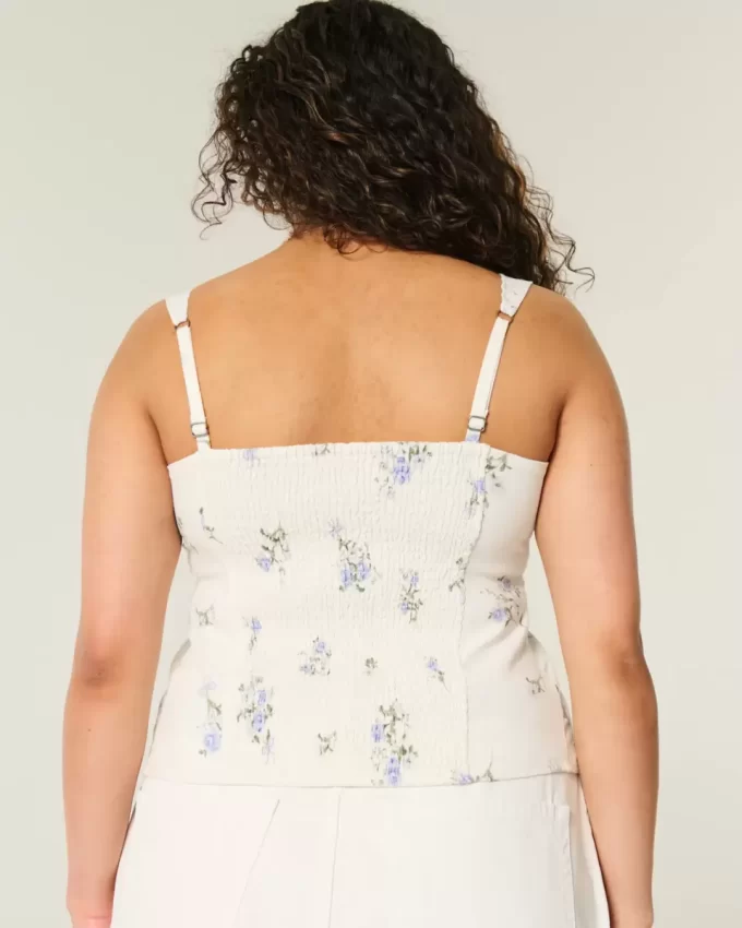 Linen Blend Button-Through Top Linen Blend Button-Through Top