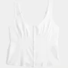 Linen Blend Button-Through Top Linen Blend Button-Through Top