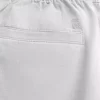 Linen-Blend Loose Pull-On Pants