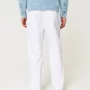 Linen-Blend Loose Pull-On Pants