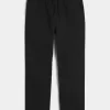 Linen-Blend Loose Pull-On Pants