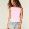 Linen-Blend Open-Back Top Linen-Blend Open-Back Top