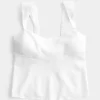 Linen-Blend Open-Back Top Linen-Blend Open-Back Top