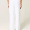 Linen-Blend Pull-On Baggy Pants