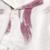 Linen-Blend Short-Sleeve Pattern Shirt