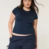Linen-Blend Side Bow Soft Shorts