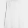 Linen-Blend Strapless Mini Dress