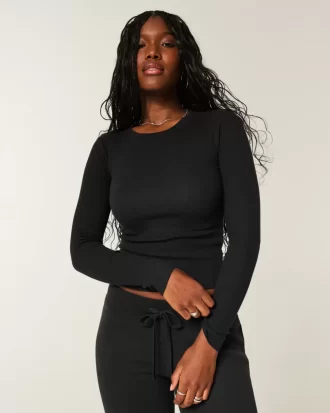 Long-Sleeve Crew Top