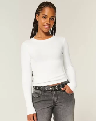 Long-Sleeve Crew Top