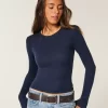 Long-Sleeve Crew Top