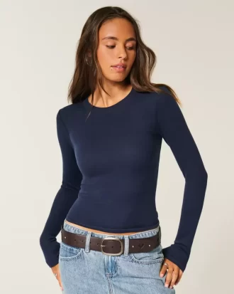Long-Sleeve Crew Top