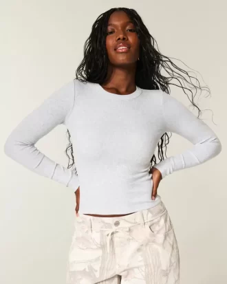Long-Sleeve Crew Top