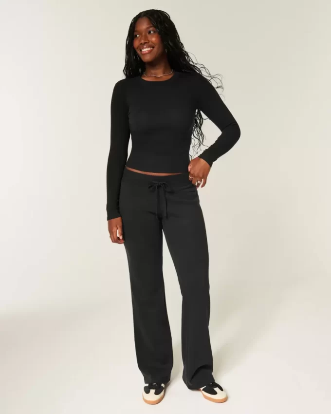 Long-Sleeve Crew Top