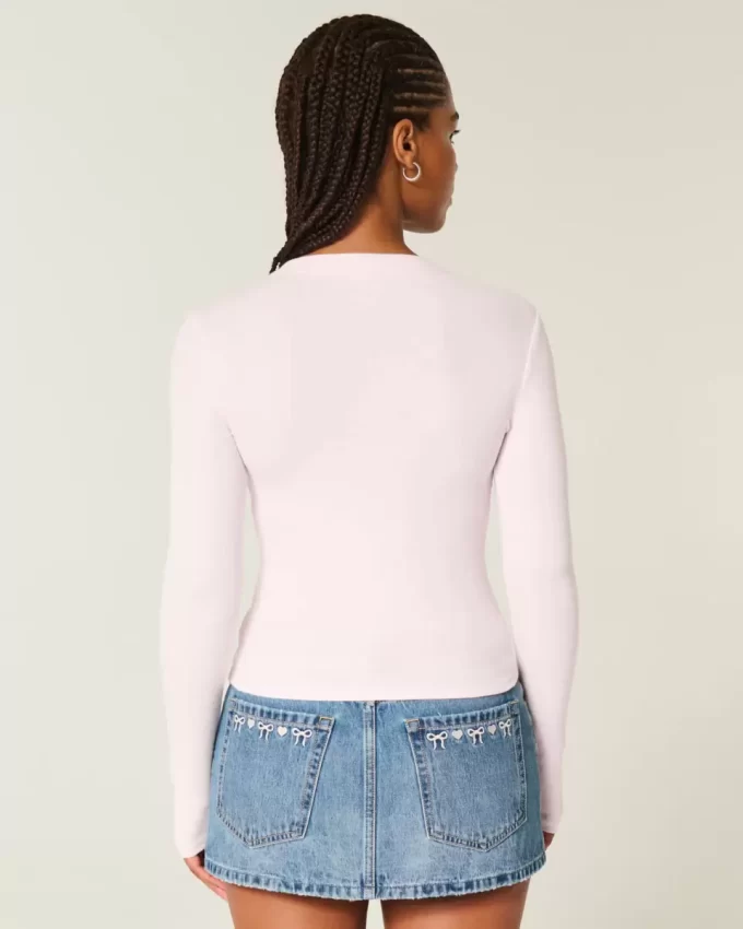 Long-Sleeve Crew Top