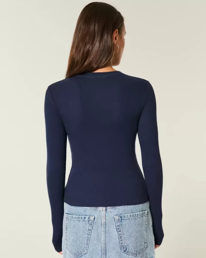 Long-Sleeve Crew Top
