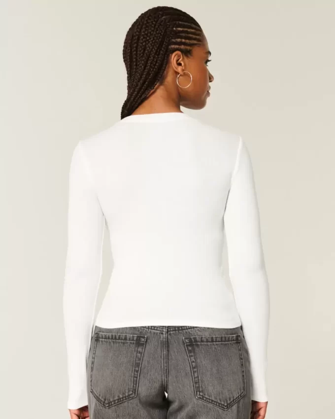 Long-Sleeve Crew Top