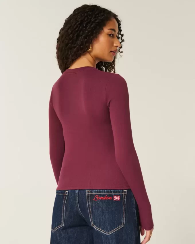 Long-Sleeve Crew Top