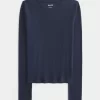Long-Sleeve Crew Top