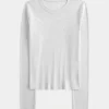 Long-Sleeve Crew Top