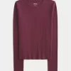 Long-Sleeve Crew Top