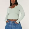 Long-Sleeve Halter Tie Sweater Long-Sleeve Halter Tie Sweater