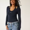 Long-Sleeve Halter Tie Sweater Long-Sleeve Halter Tie Sweater