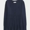 Long-Sleeve Square-Neck Babydoll Sweater