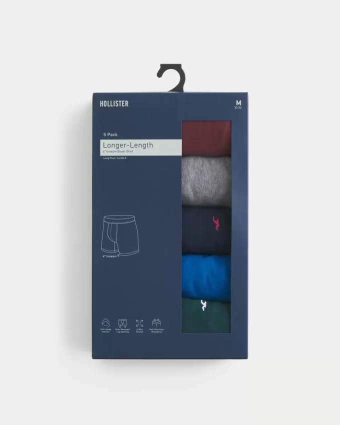 Longer-Length Boxer Brief 5-Pack
