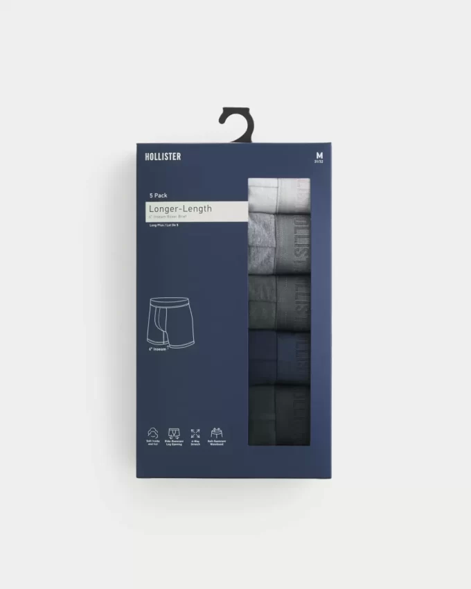 Longer-Length Boxer Brief 5-Pack
