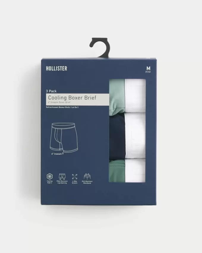 Longer-Length Cooling Boxer Brief 3-Pack