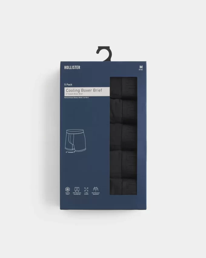 Longer-Length Cooling Boxer Brief 5-Pack