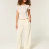 Love You Graphic Wide-Leg Sweatpants