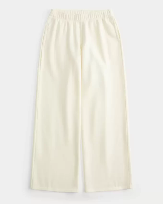 Love You Graphic Wide-Leg Sweatpants