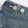 Low-Rise Adjustable Waist Medium Wash Baggy Jeans