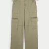 Low-Rise Baggy Cargo Pants