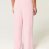Low-Rise Baggy Pull-On Pants